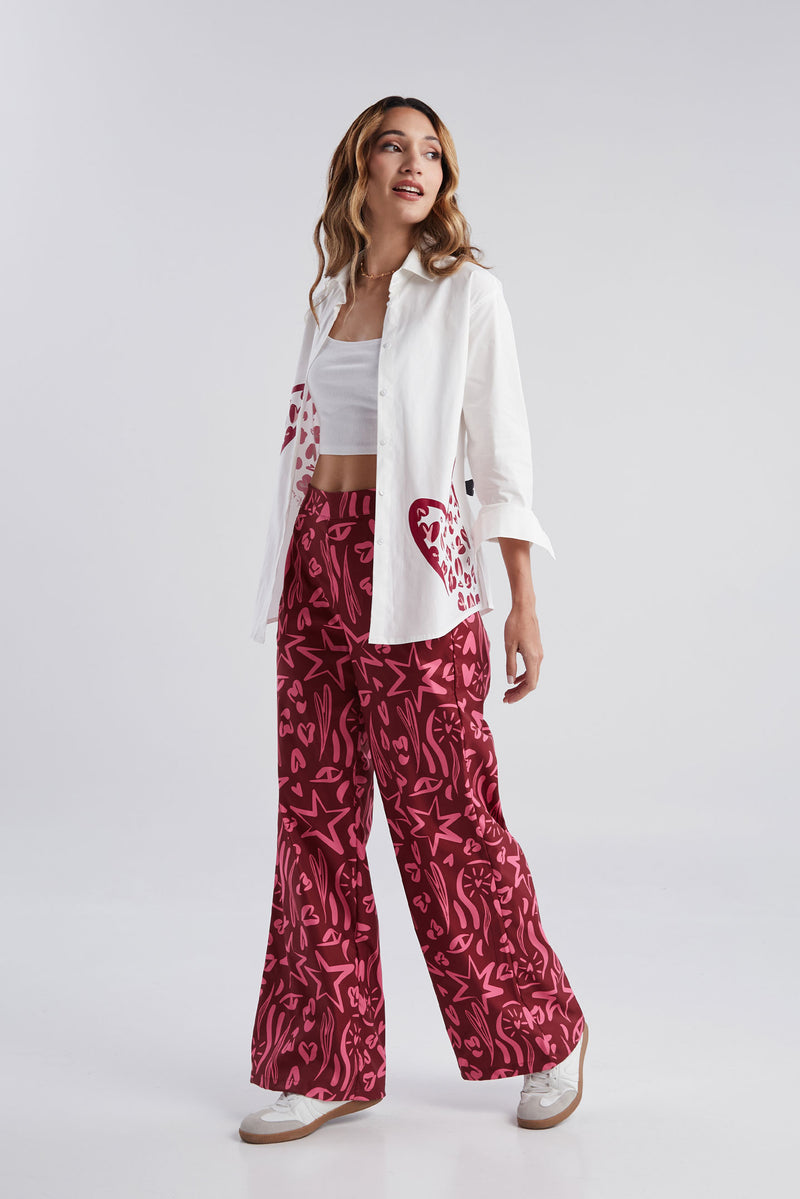 Pantalón There for you - Vinotinto