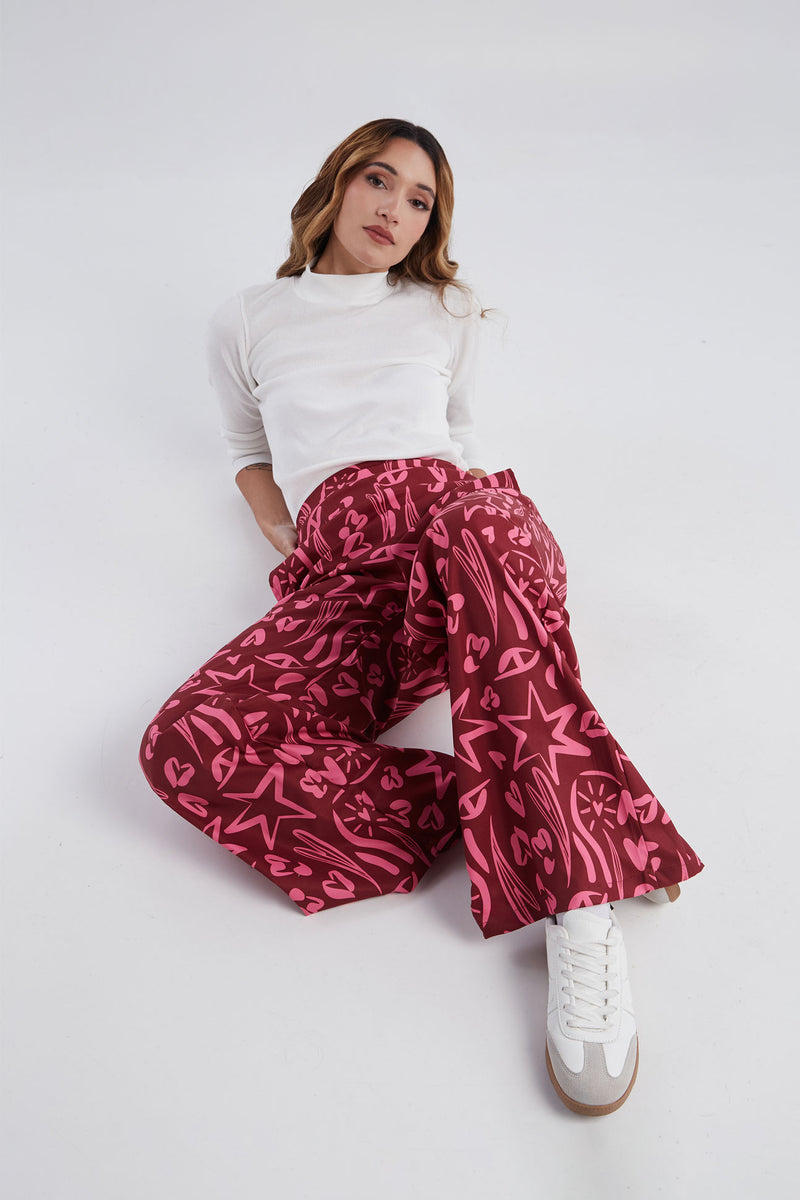 Pantalón There for you - Vinotinto