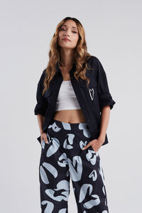 Sobrecamisa Made of love - Azul