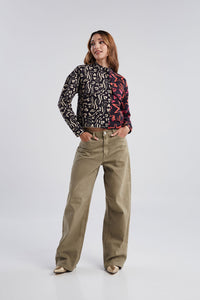 Jean Bolsillos corazones - Verde