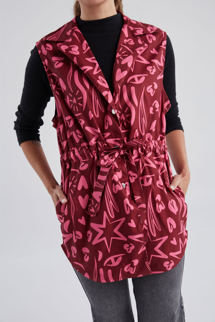 Chaleco There for you - Vinotinto