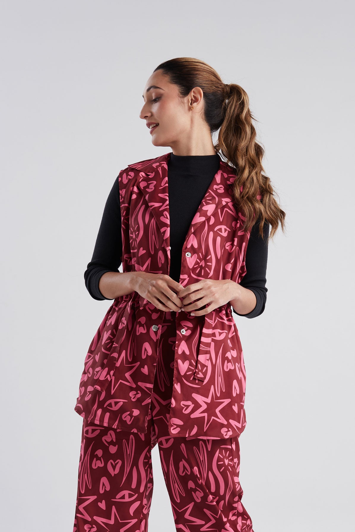 Chaleco There for you - Vinotinto