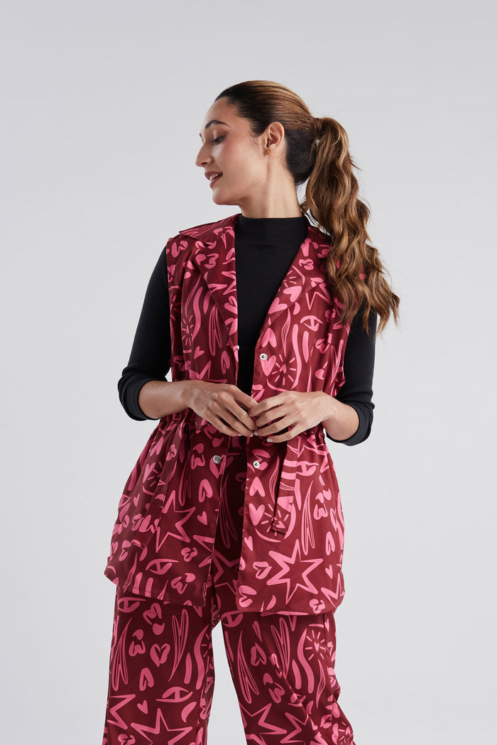 Chaleco There for you - Vinotinto