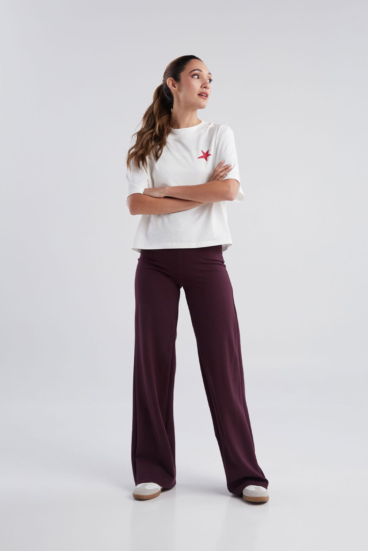 Pantalón Básico - Borgoña