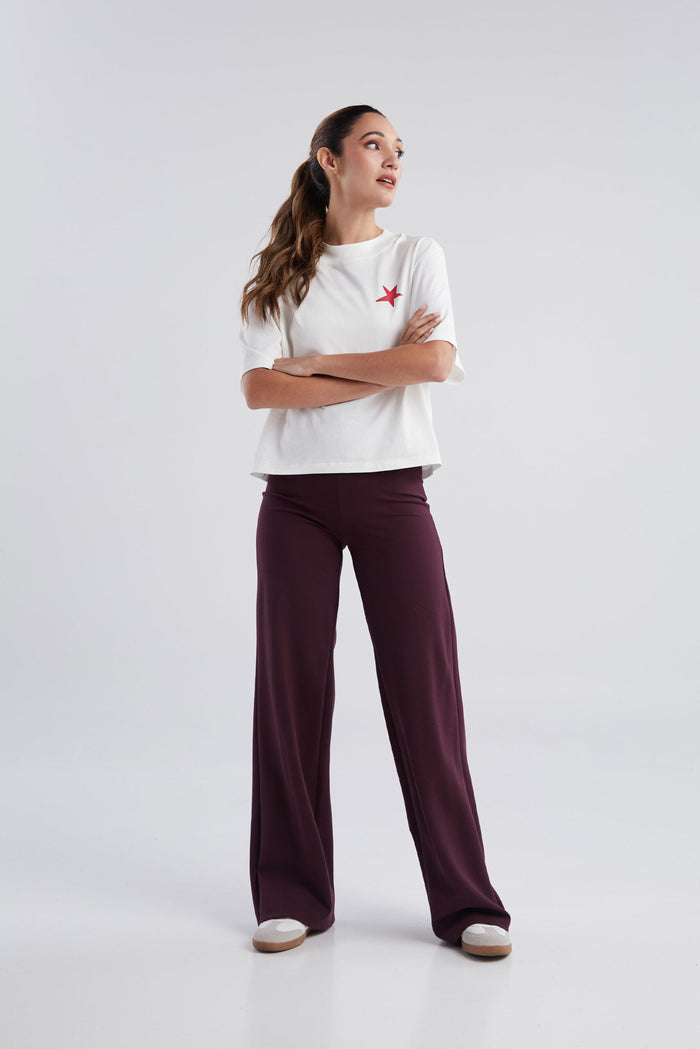 Pantalón Básico - Borgoña