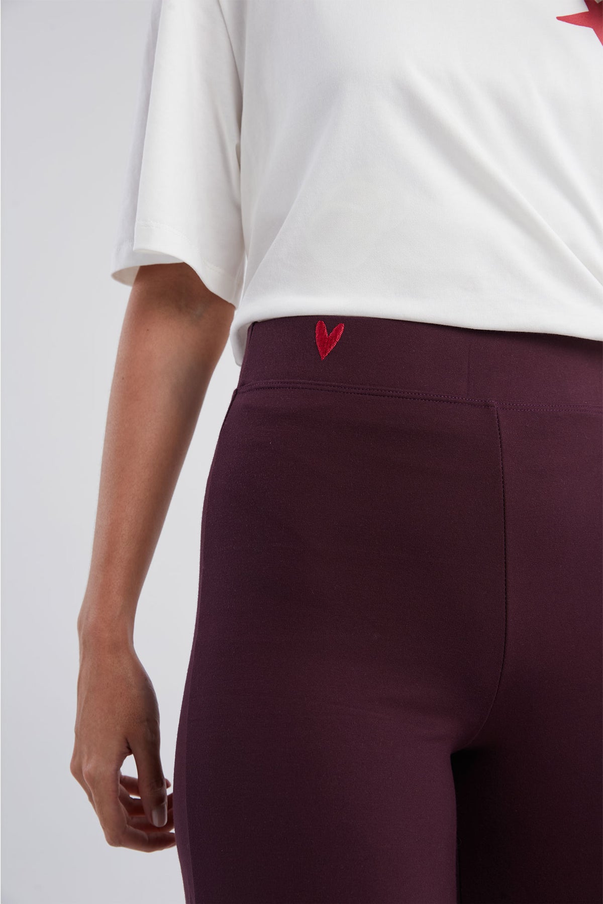 Pantalón Básico - Borgoña