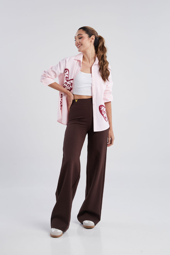 Pantalón Básico - Café