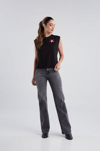 Camiseta Late mi corazón - Negro