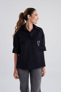 Sobrecamisa Made of love - Azul