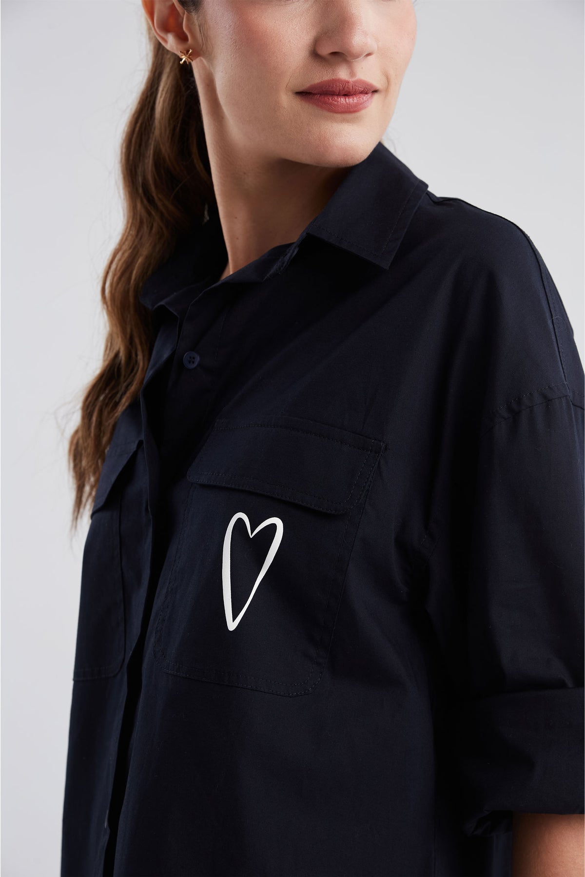 Sobrecamisa Made of love - Azul