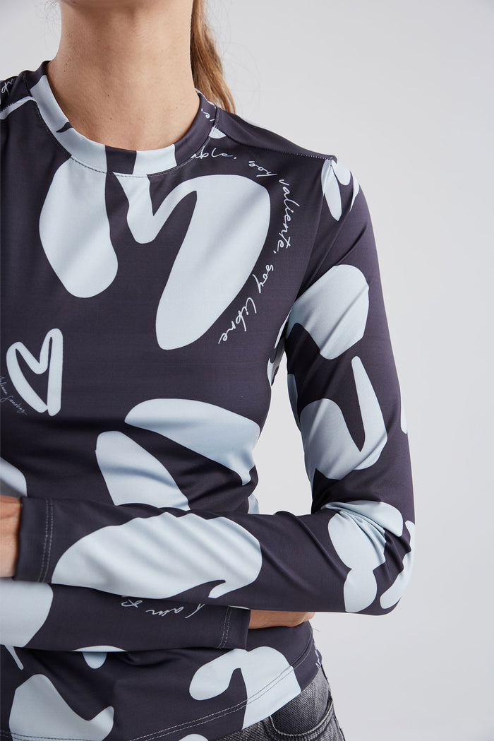 Top Soy libre - Azul