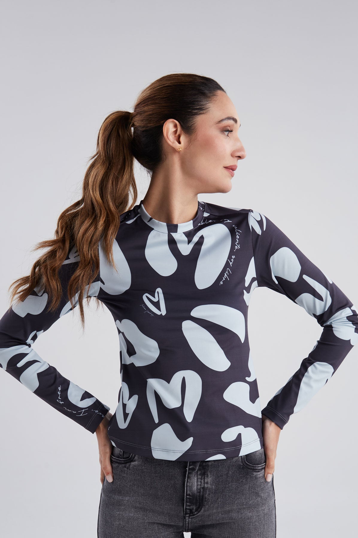 Top Soy libre - Azul