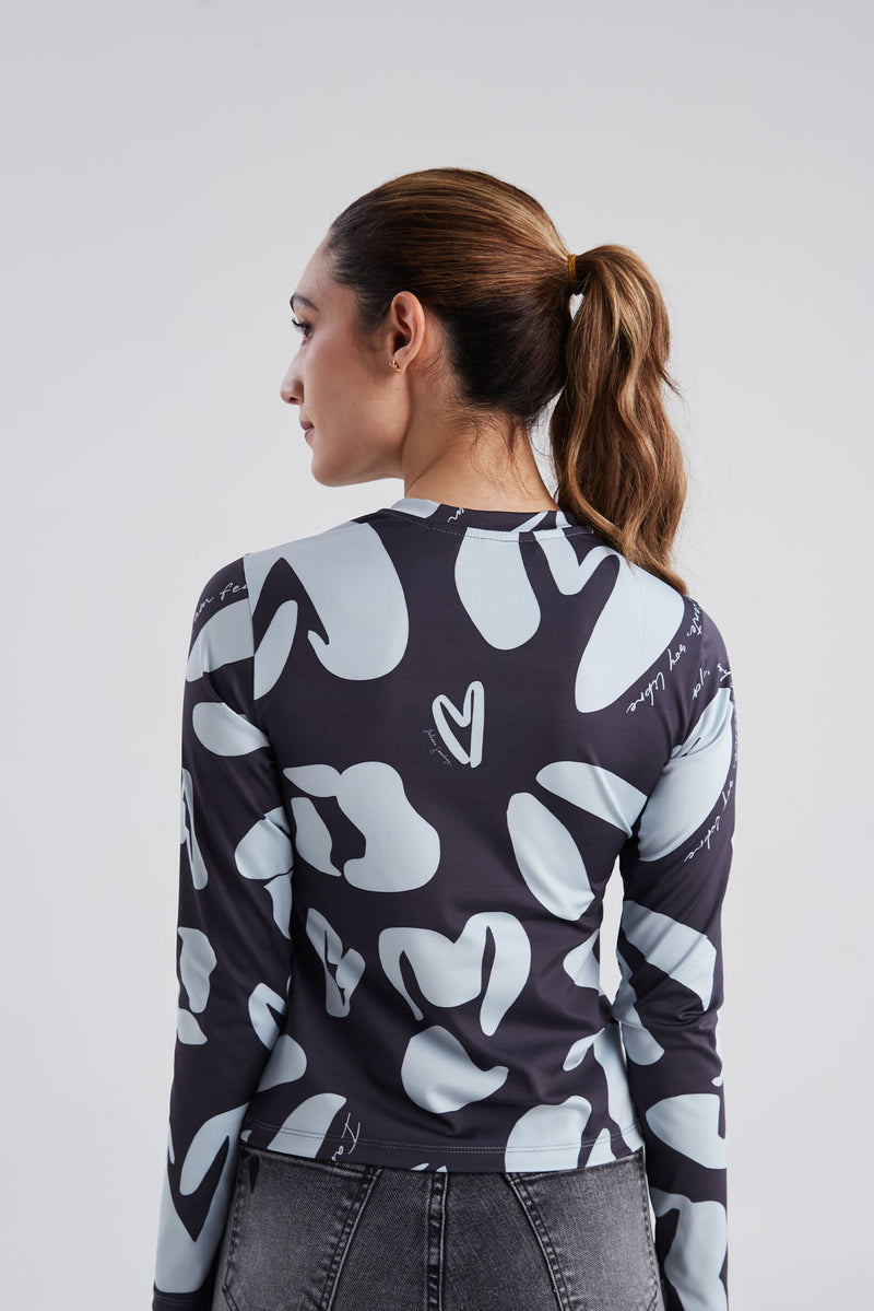 Top Soy libre - Azul