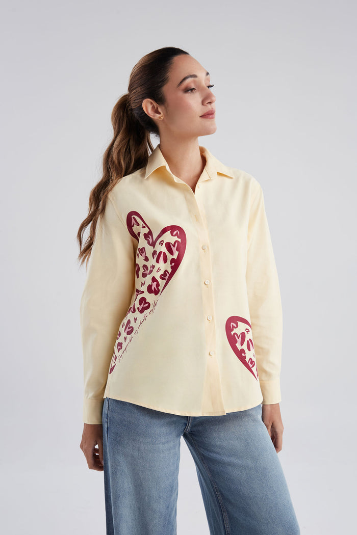 Camisa Soy - Amarillo