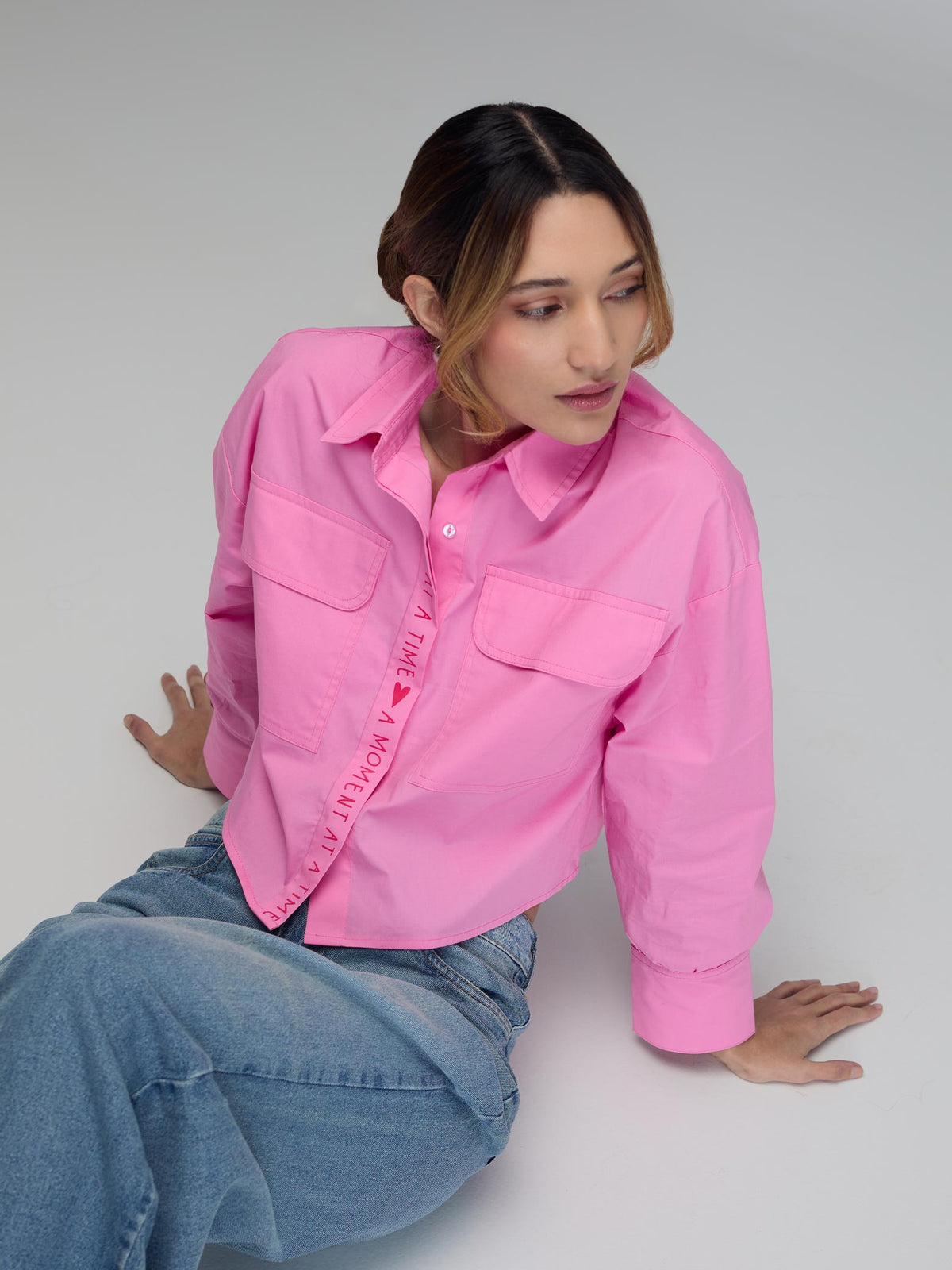 Camisa Time - Rosado