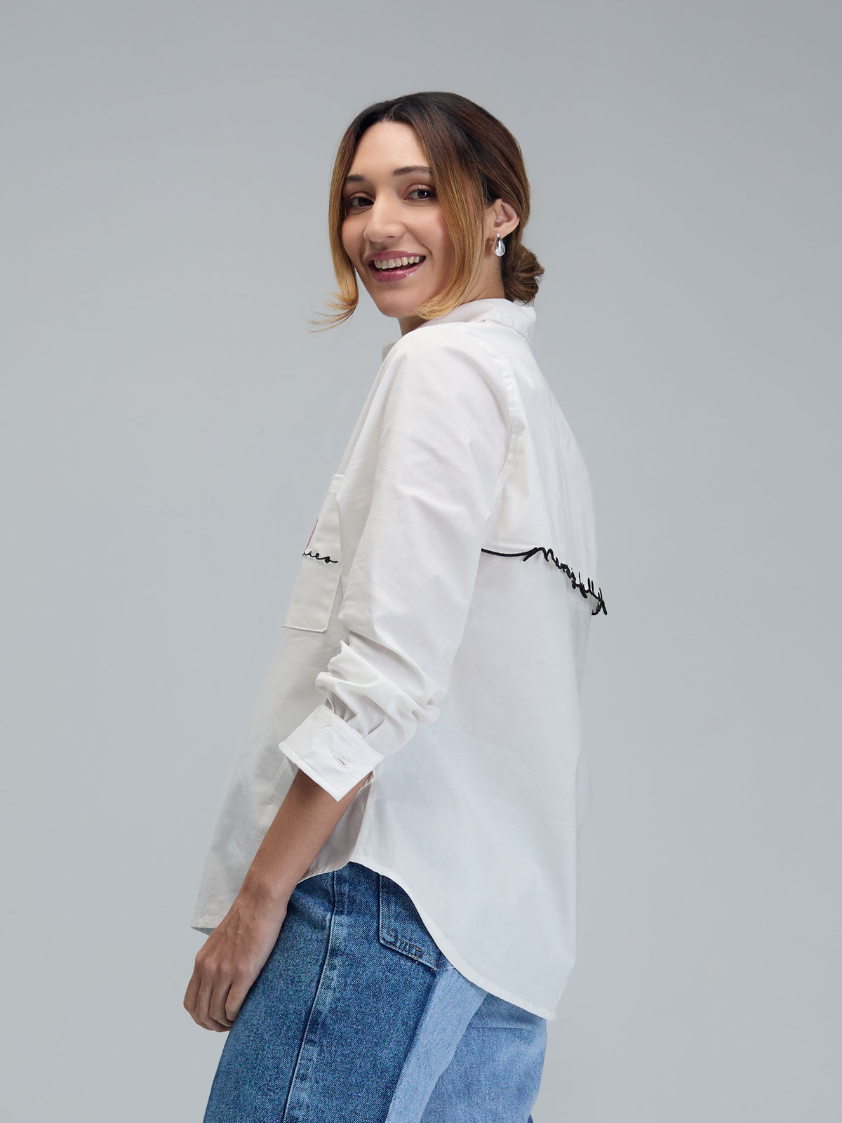 Camisa Memories - Marfil