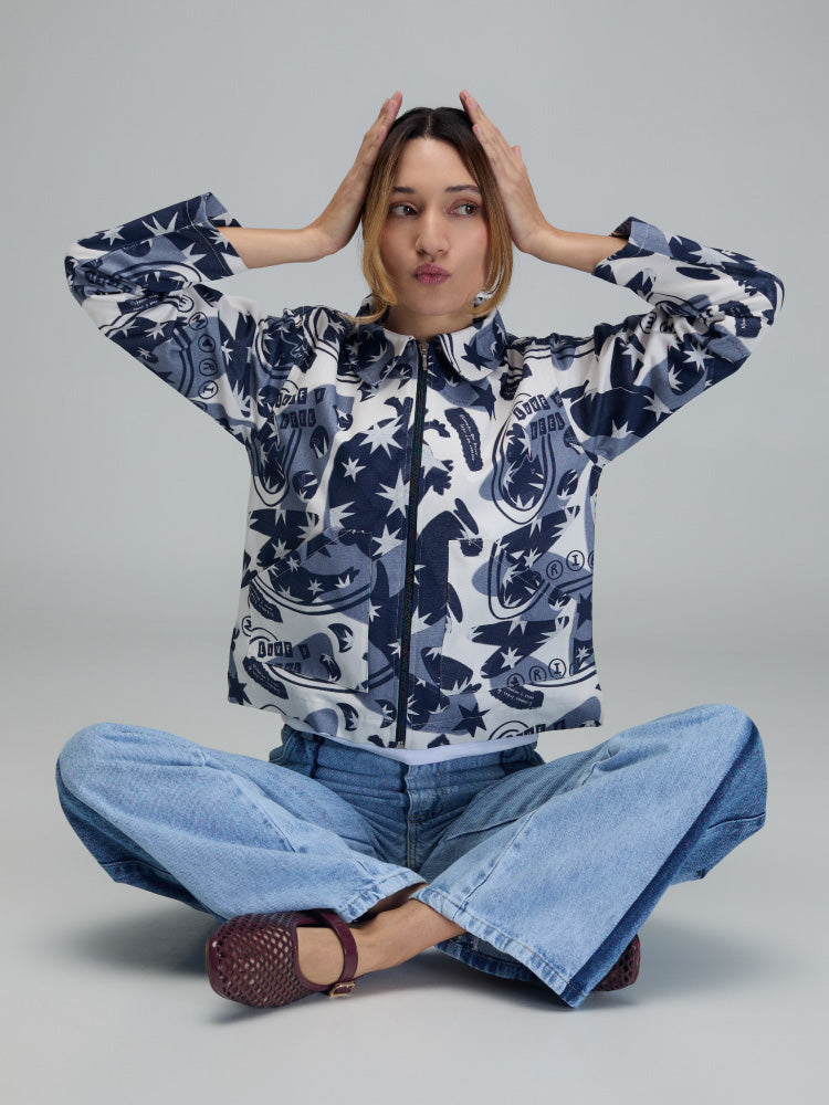 Chaqueta Live & feel - Azul