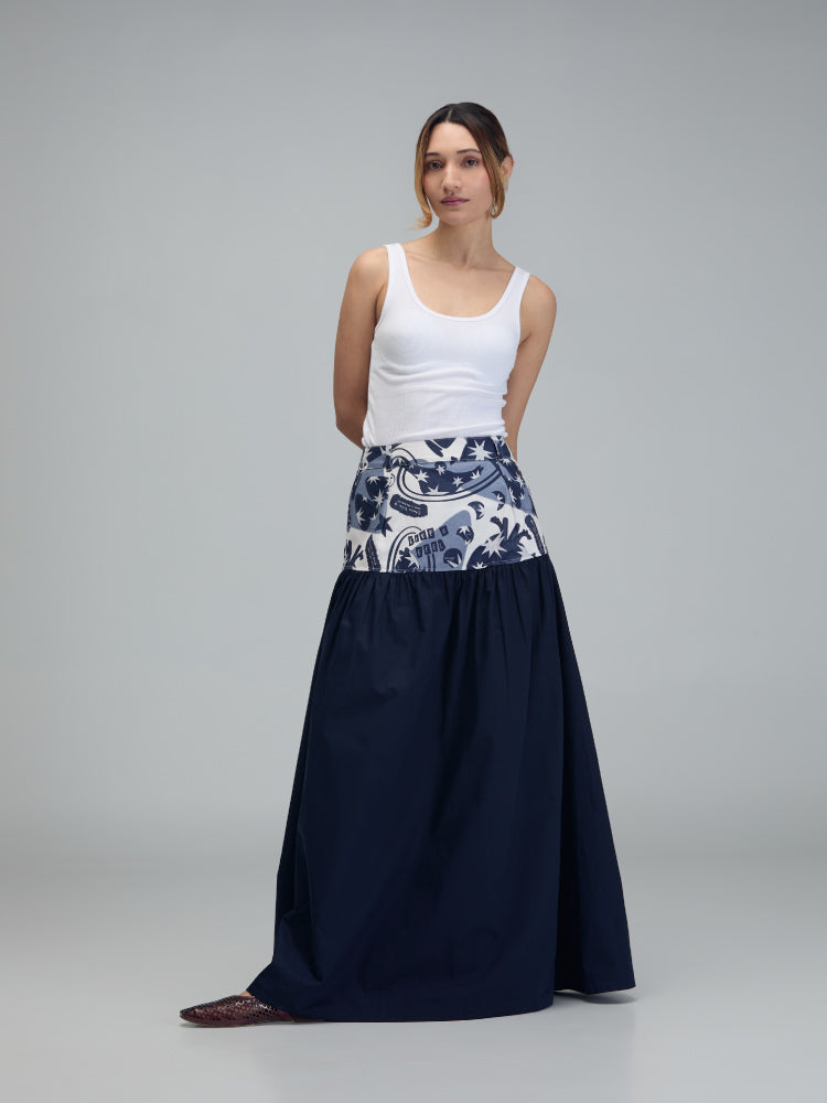 Falda Live & feel - Azul