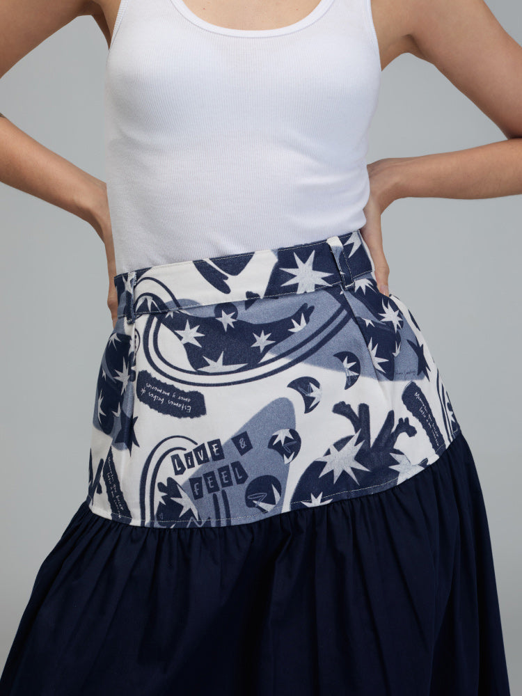 Falda Live & feel - Azul