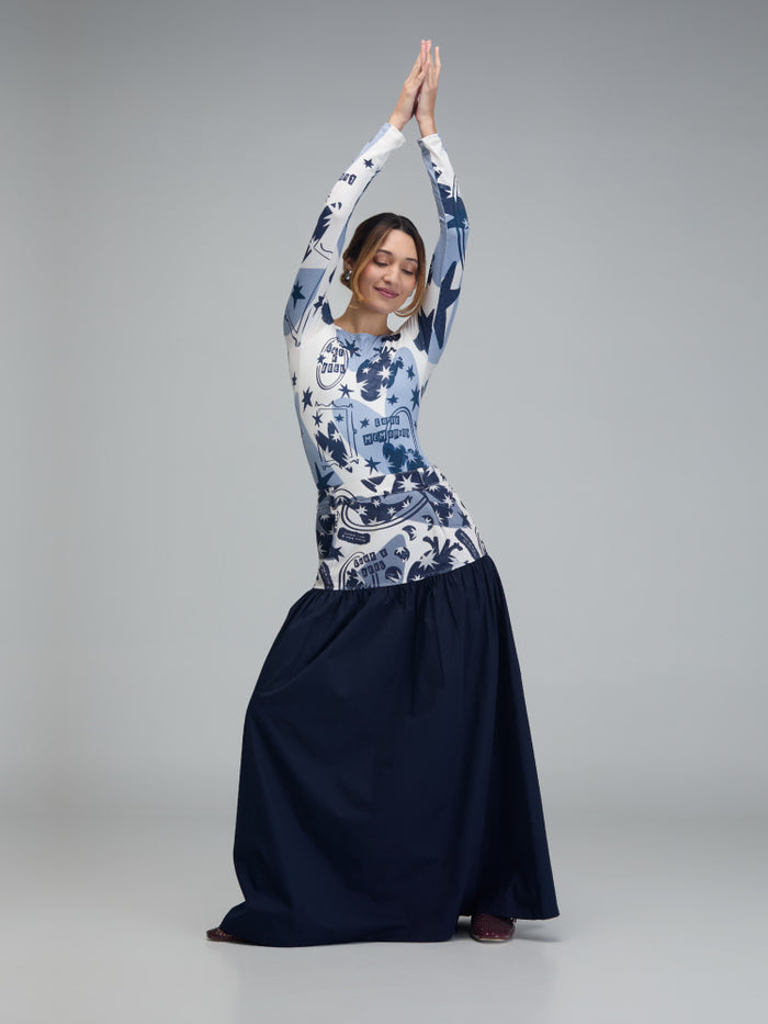 Falda Live & feel - Azul