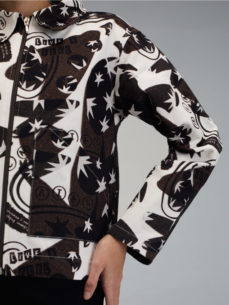 Chaqueta Live & feel - Café