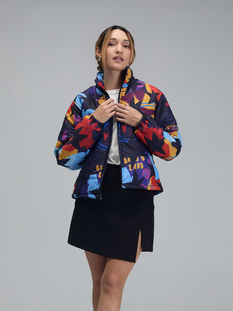 Chaqueta Fragmentos - Azul