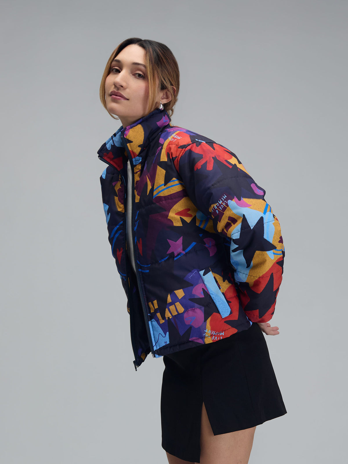 Chaqueta Fragmentos - Azul