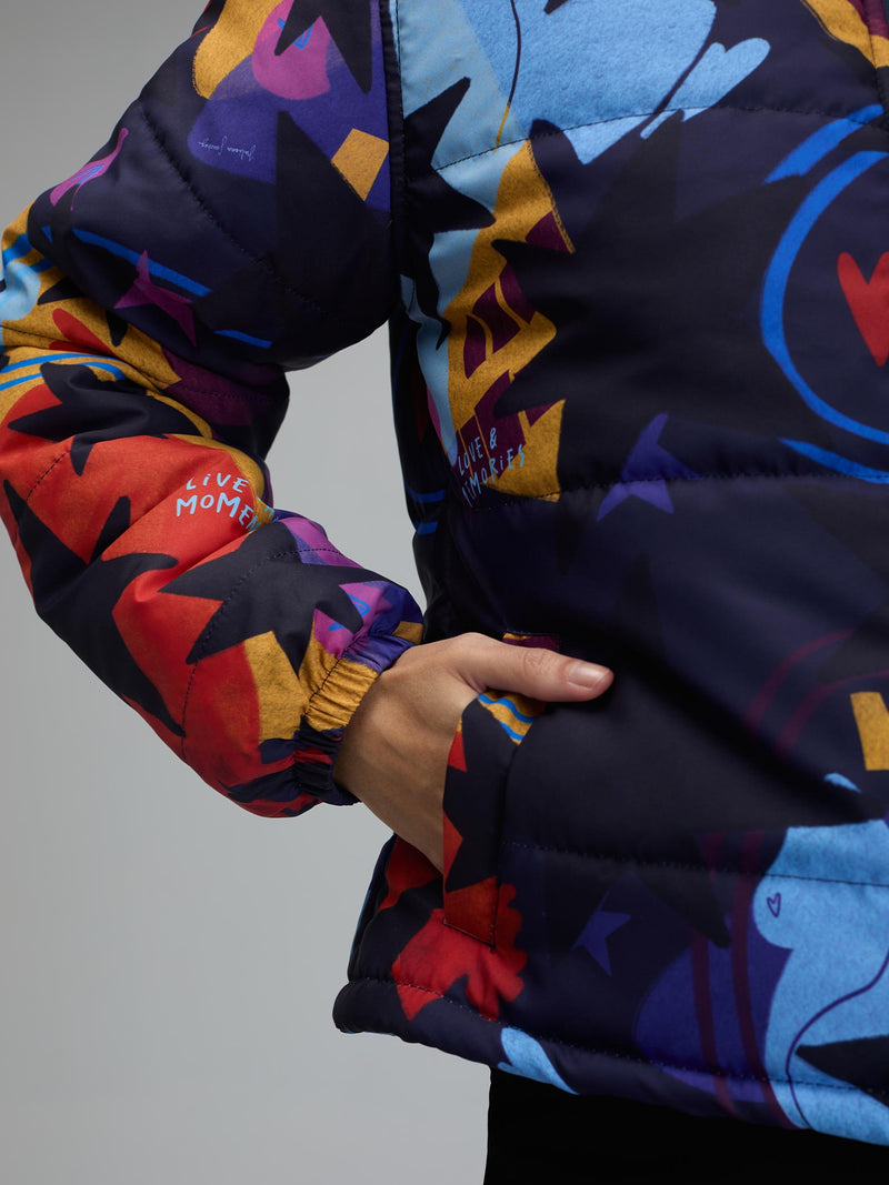 Chaqueta Fragmentos - Azul