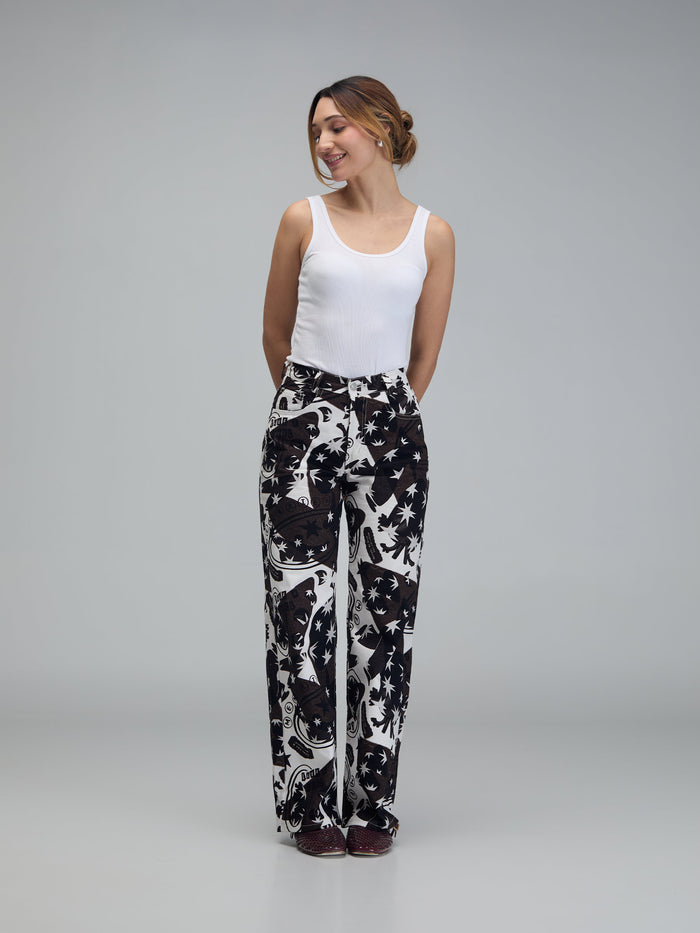 Pantalón Live & feel - Café