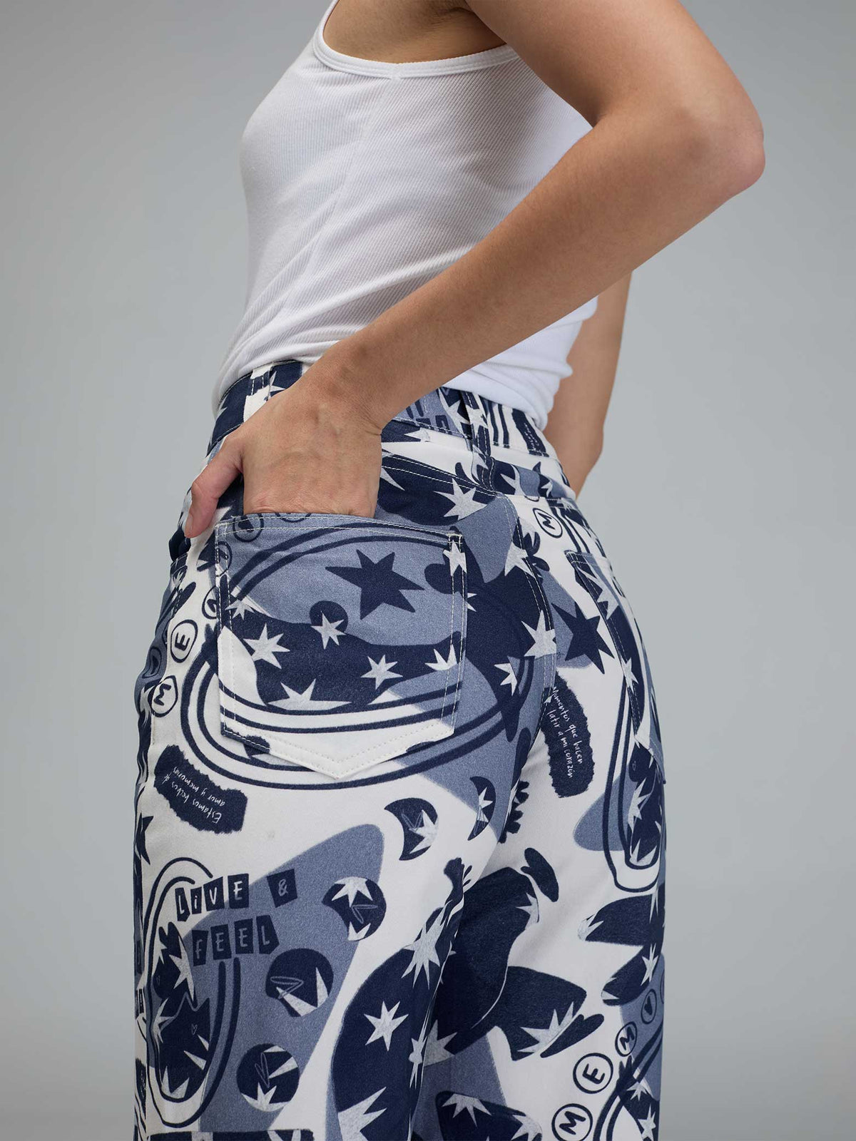 Pantalón Live & feel - Azul