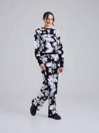 Pantalón Tejido garden - Negro