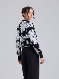 Buzo Tejido garden - Negro