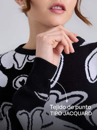 Buzo Tejido garden - Negro