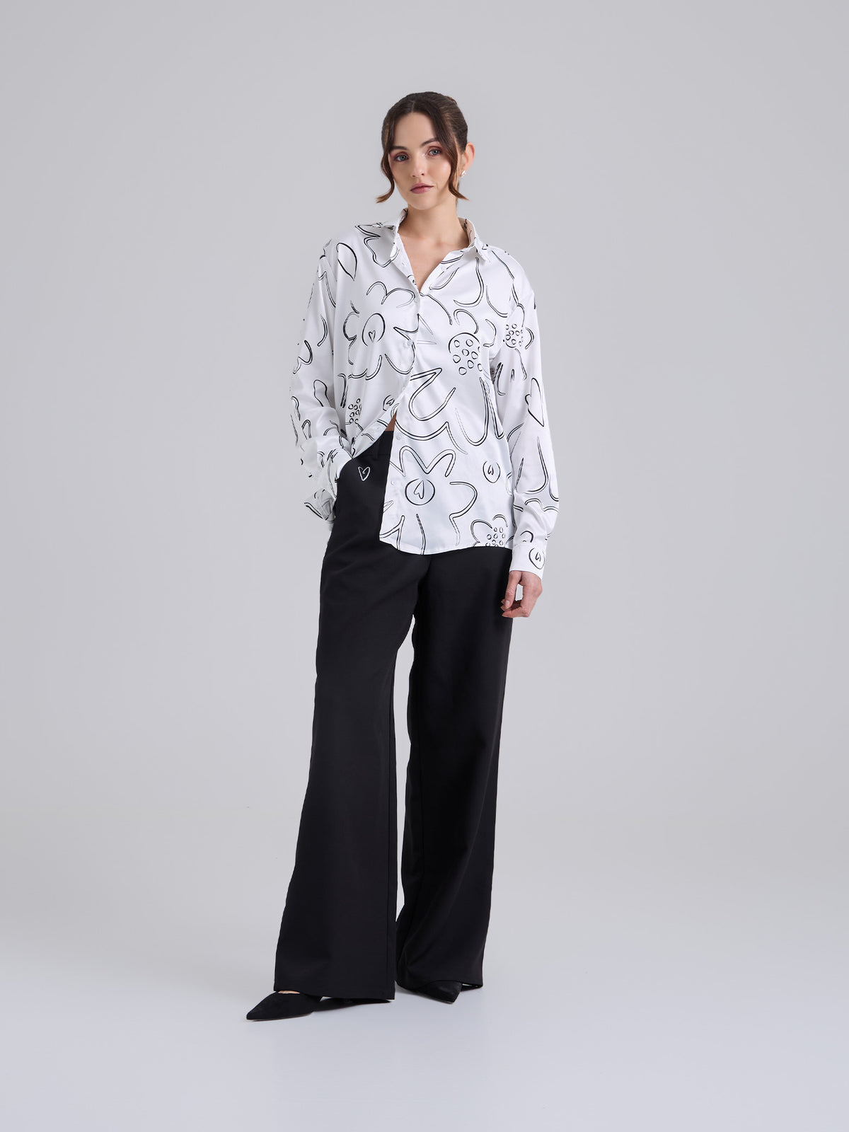 Camisa Garden - Marfil