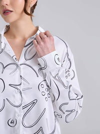 Camisa Garden - Marfil