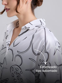 Camisa Garden - Marfil