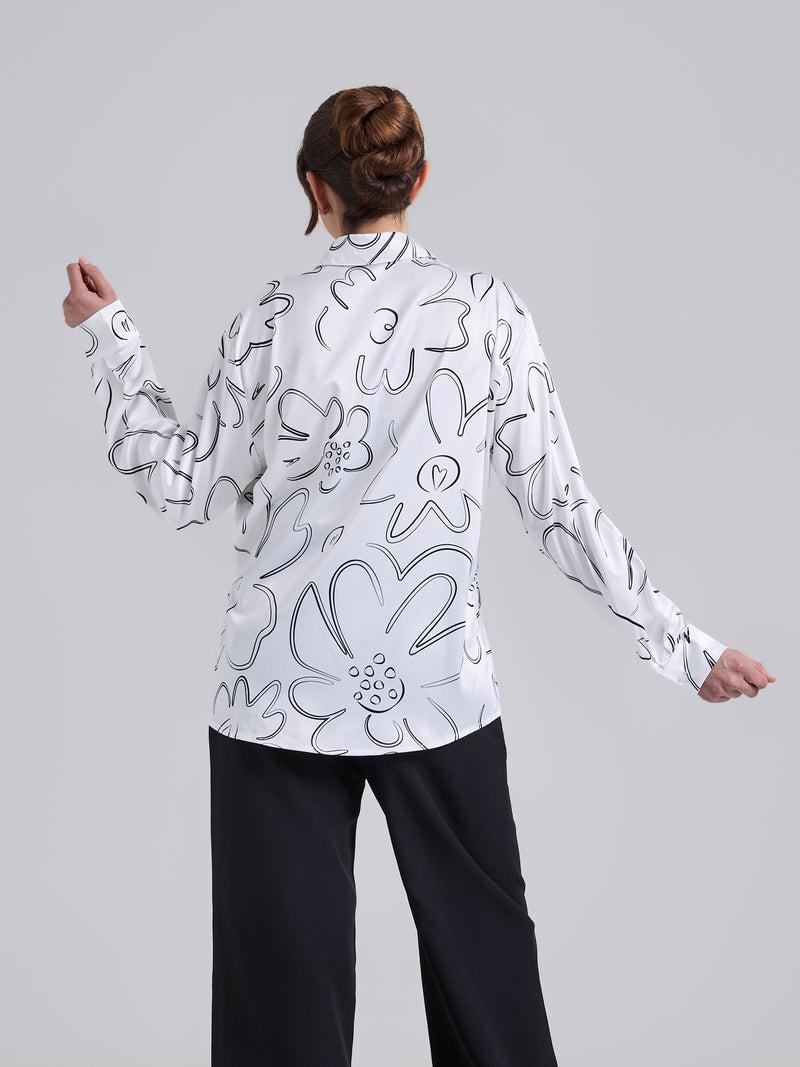 Camisa Garden - Marfil