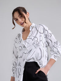 Camisa Garden - Marfil