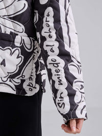 Chaqueta Acolchada caminos - Negro