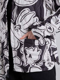 Chaqueta Acolchada caminos - Negro