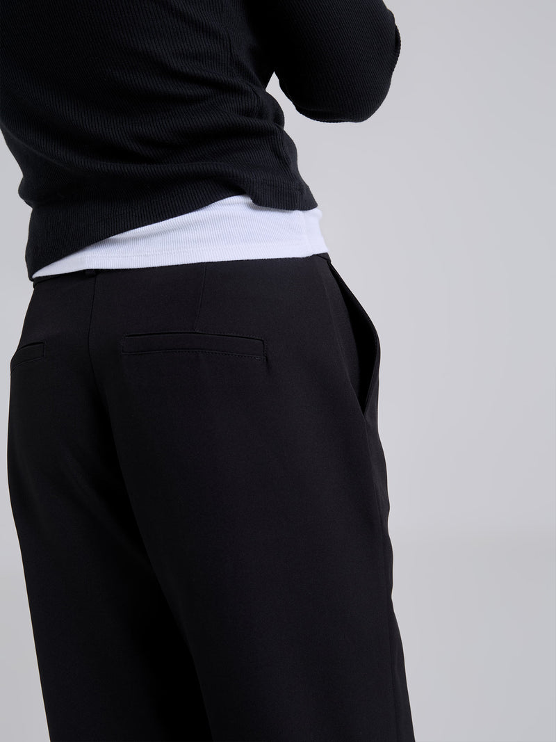 Pantalón Bordado - Negro