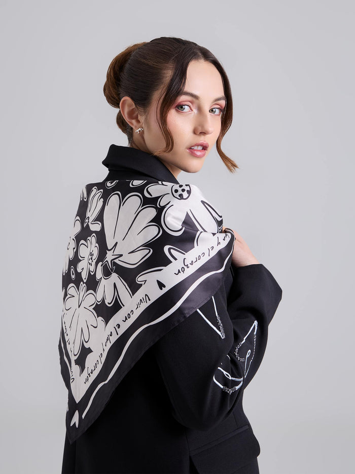 Pañoleta Garden - Marfil