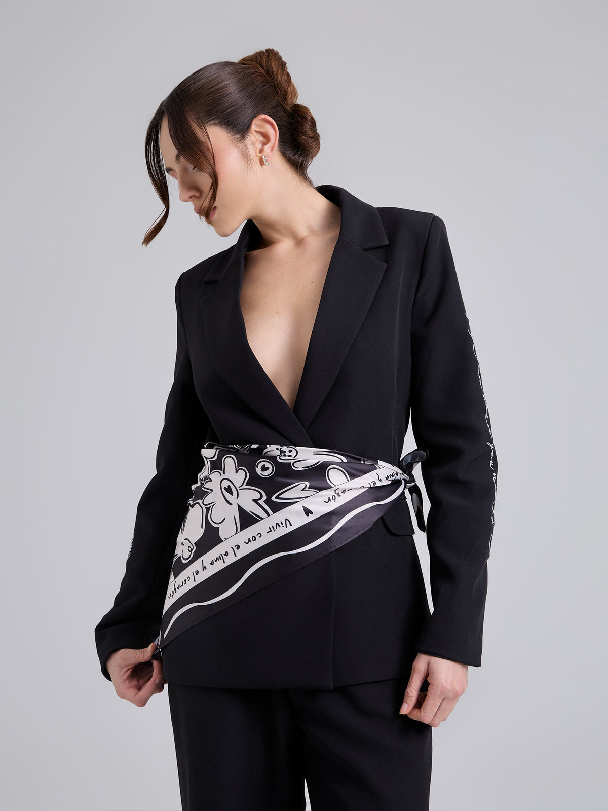 Pañoleta Garden - Marfil