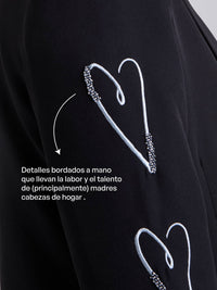 Blazer Bordado - Negro