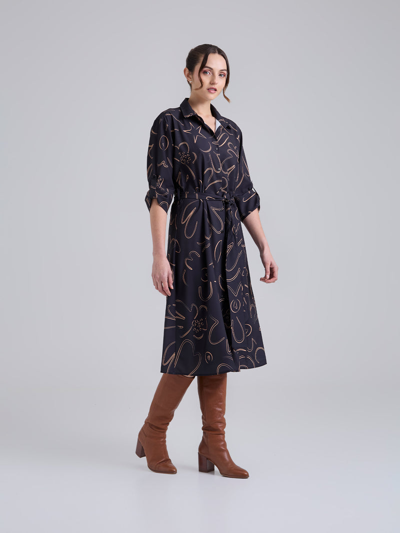 Vestido Garden - Negro