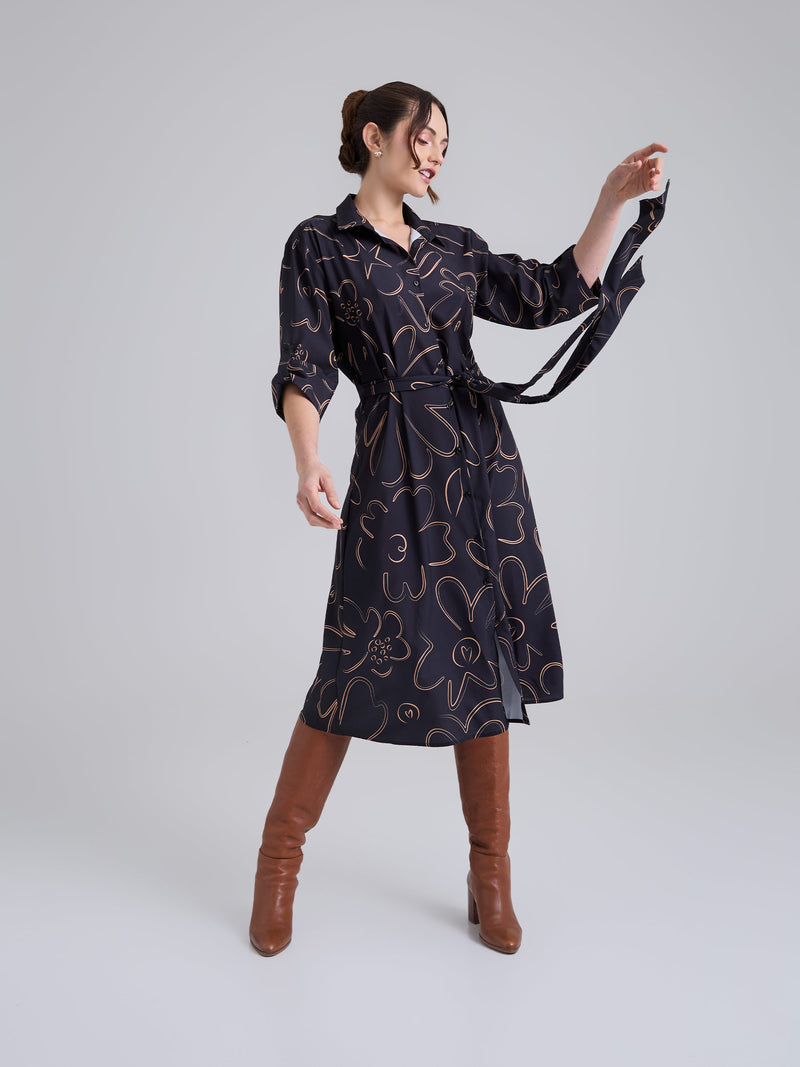 Vestido Garden - Negro