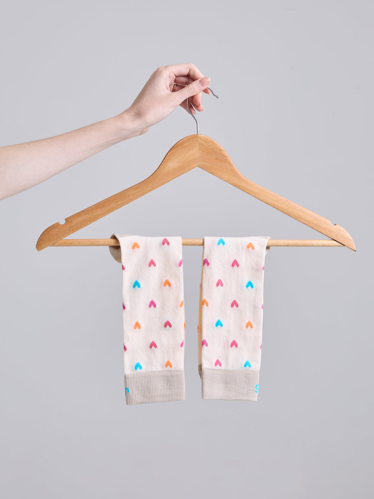 Media Corazones - Marfil