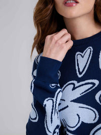 Buzo Tejido garden - Azul