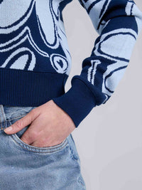 Buzo Tejido garden - Azul