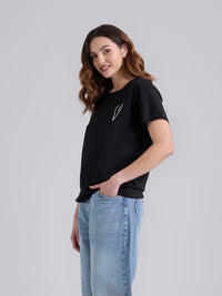 Camiseta Intentarlo - Negro